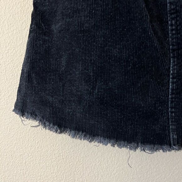 Brandy Melville Black Corduroy Mini Skirt - Picture 3 of 6